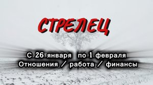 СТРЕЛЕЦ 💖ТАРО  ПРОГНОЗ ‼️26.01-01.02(2026) #прогноз  #таро  #стрелец