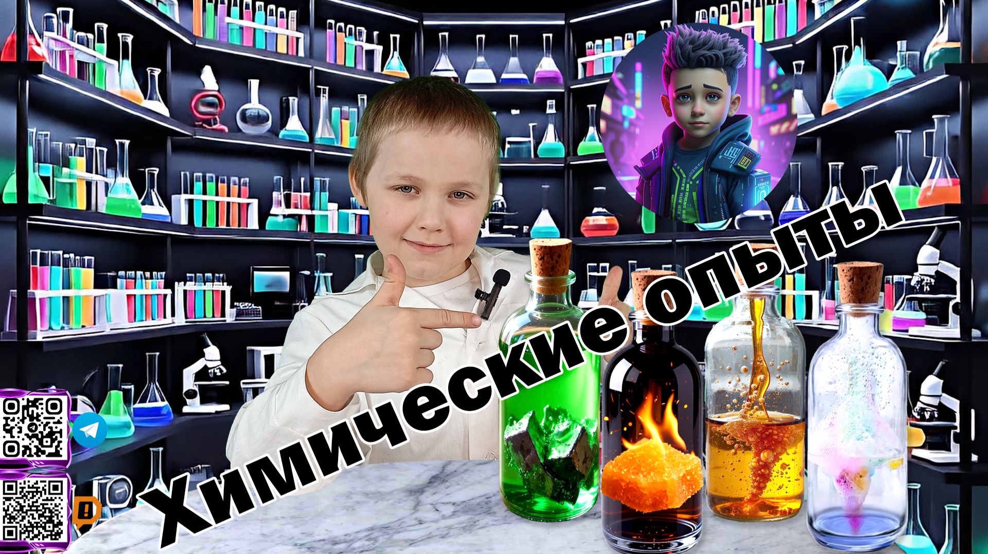 🌋4 Химических опыта: Делаю вулкан и лавовую лампу!🧪