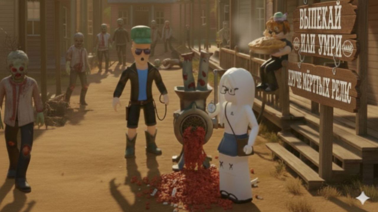 ОТКРЫЛИ ПЕКАРНЮ🎂 ИЗ ЗОМБИ🧟♀️ НА ДИКОМ ЗАПАДЕ Роблокс Roblox A.K.M.Games