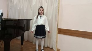 Киприянова Алëна, ЦДШИ, Кемерово -  муз. Ц. Кюи , сл. Ф. Берга  "Зайка"