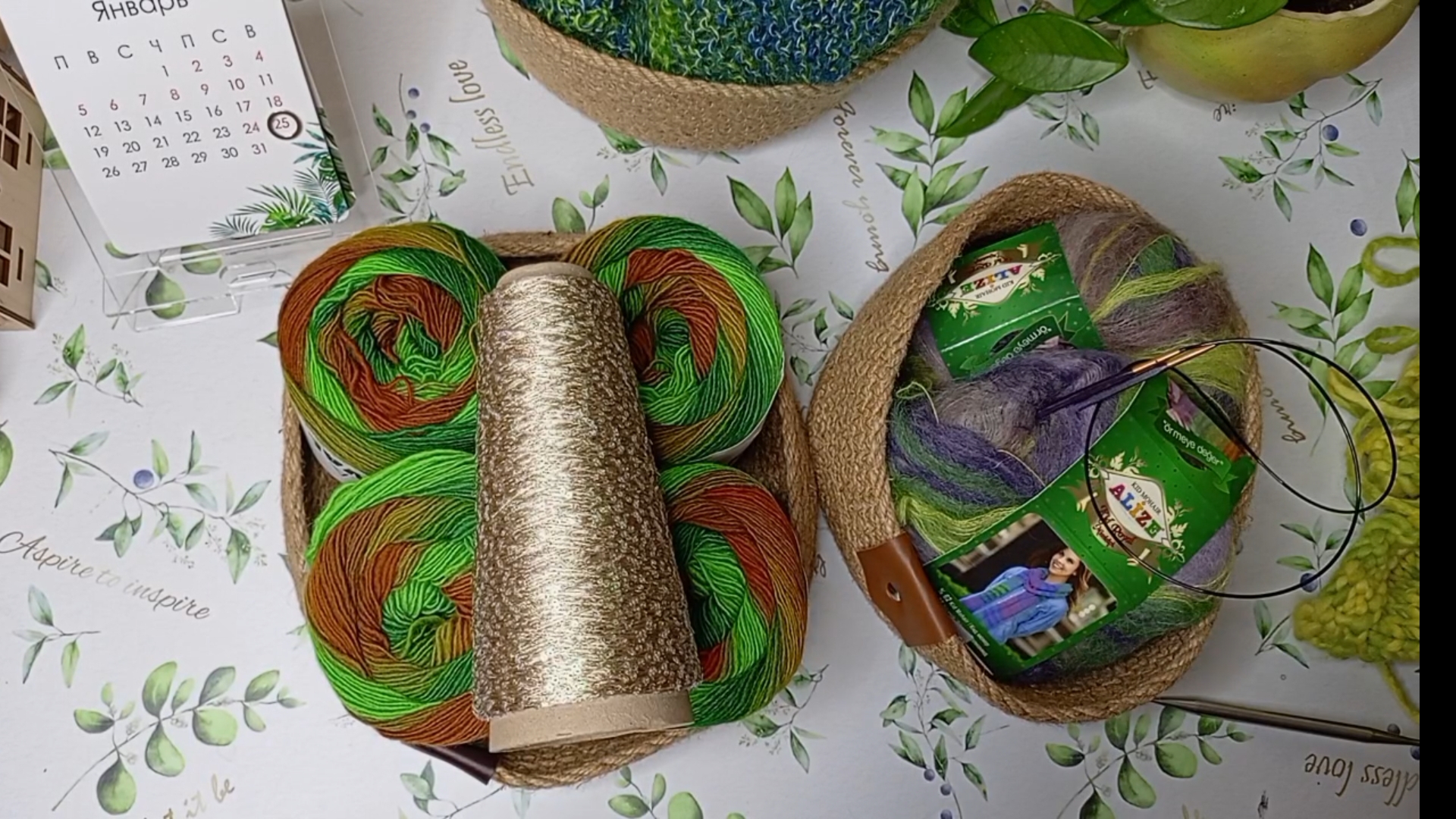 СП "Вязальный переполох "А скоро Веснаааа" с Еленой Велиной. Январь, 2 отчет☺️ смотреть онлайн