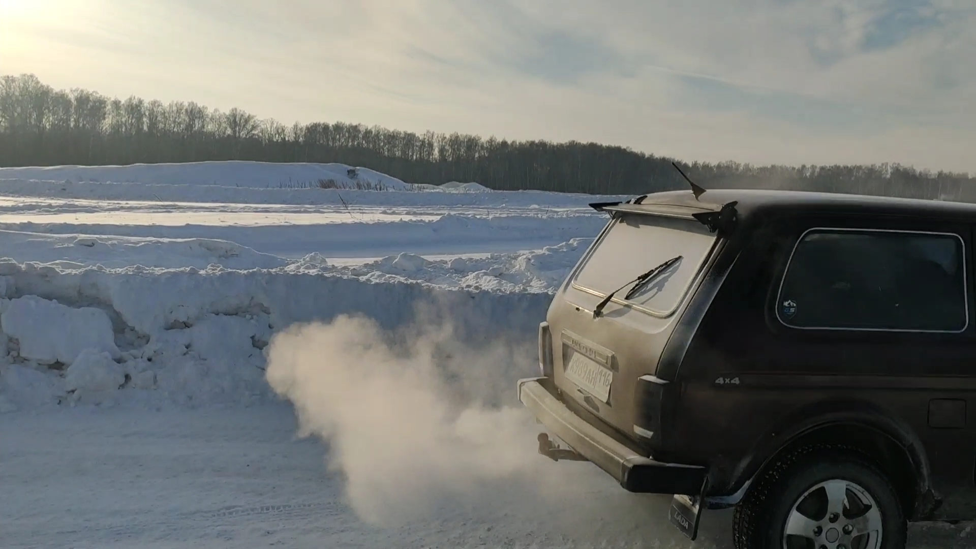 Предел моей Нивы - зимнее ралли! Кайфанул от души)) смотреть онлайн