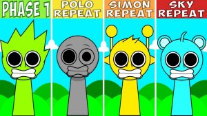 INCRDIBOX SPRUNKI: POLO, SIMON, SKY 🔁 ПОВТОРЯЮТ ПОСЛЕ ФАЗЫ 1! 🤯✨