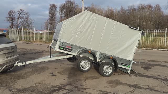 Самосвальный двухосный прицеп 3м смотреть онлайн