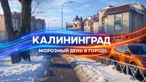 Калининград 24.01.2026 — прогулка по городу. Начинаем худеть