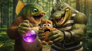 Маленький Тунг Тунг Сахур оказался на отдаленном острове. Герои Брайнрот