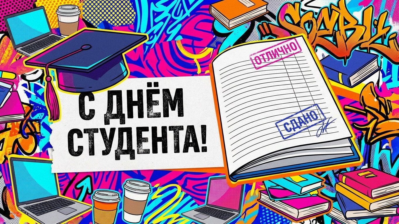 Поздравление с Днем студента и Днём Татьяны! смотреть онлайн