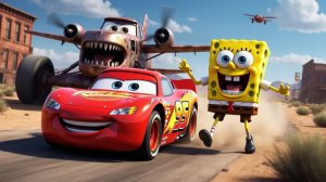 Молния Маквин  на полосе препятствий !  Кто пройдет таинственный портал? Куда спешат Тачки?