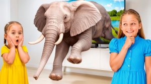 Рисуем необычными предметами — веселый пикник с Майей и Мией!