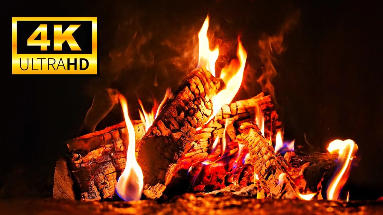 🔥Уютный Камин 4K: Тёплая атмосфера для вашего дома смотреть онлайн