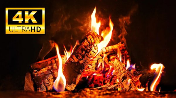 🔥Уютный Камин 4K: Тёплая атмосфера для вашего дома