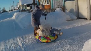 У нас новый папа. Живем в деревне