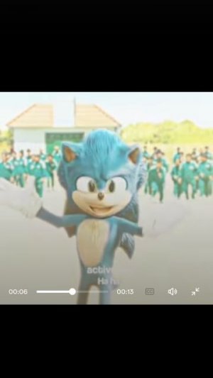 POV:что если бы Соник попал бы в игру кальмара «тише едешь дальше будешь»