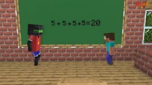 Херобрин против Увядающего скелета-гангстера (Майнкрафт анимация)