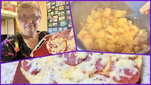 #1-24.01.26 ❄️ КУХОННЫЙ VLOG ❄️ КАРТОФЕЛЬ С МЯСОМ И ПИЦЦА НА СКОВОРОДЕ 🍕