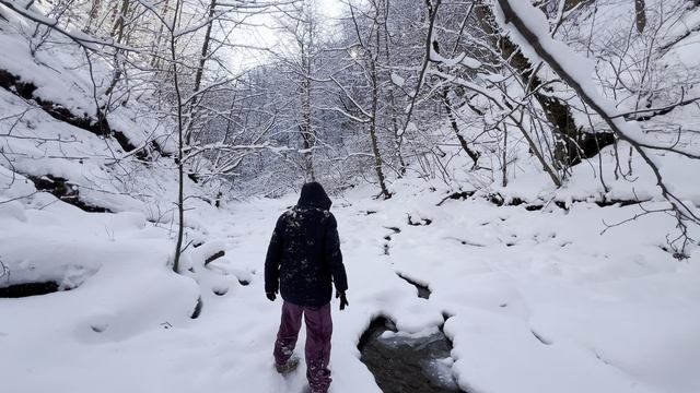 Поход тайное место.Майкопский(Дикий) водопад зимняя сказка январь 2026 смотреть онлайн