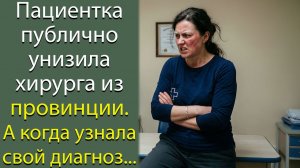 Пациентка публично унизила хирурга из провинции. А когда узнала свой диагноз...