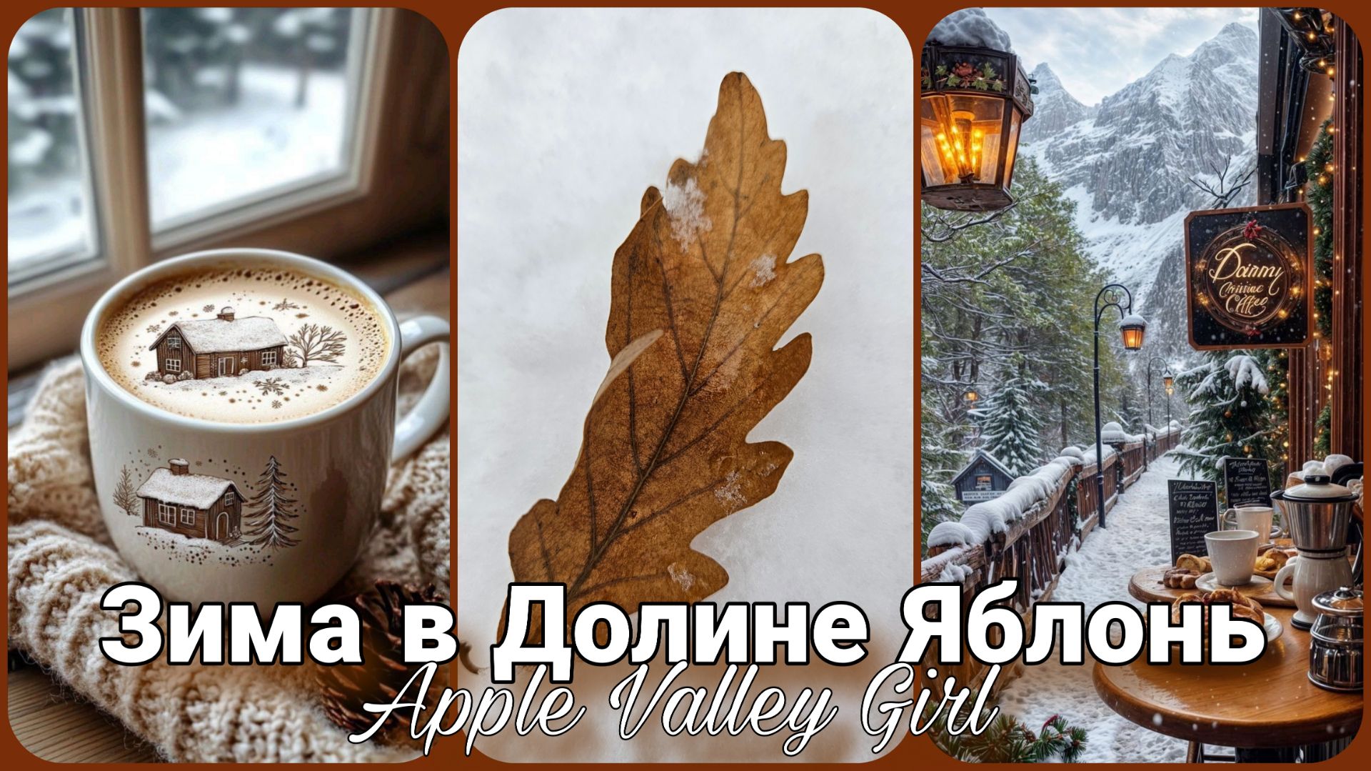 🏛️ Тихая Зима в Долине Яблонь: Неспешная  Прогулка по Центру Города | Архитектура, Снег и Музыка