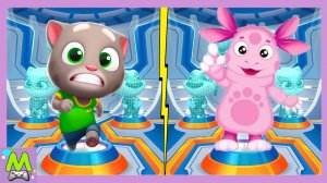 Говорящий Том против Лунтика.Погоня на Скорость и Ловкость.Мультик Игра