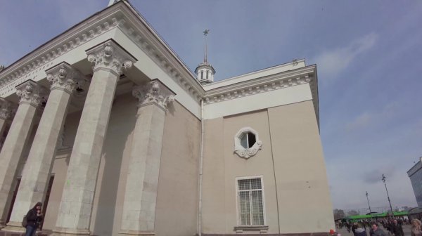 4K.Moscow Metro Station Komsomolskaya. (Sokolnicheskaya Line, Ring Line)