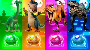 Coffin Dance Динозавры 298 уровень - Мультики про Динозавров | МУЛЬТФИЛЬМЫ ДИНОЗАВРЫ в Tiles Hop