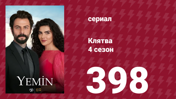 Клятва 4 сезон 398 серия (сериал, 2019)