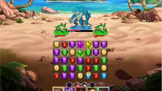 Время Героев - 3 в ряд. Пройден этап Заброшенный пляж смотреть онлайн