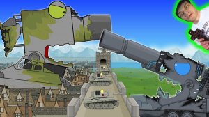 МОНСТР КАРЛЗИЛЛА против ЛЕГИОНА МЕРТВЕЦОВ - Реакция на LaimenFlash (Мультики про танки анимация ? !