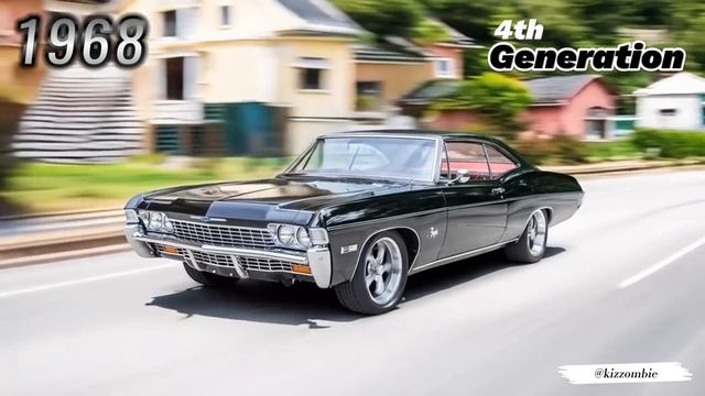 Chevrolet Impala (1958–2020) История трансформации автомобиля смотреть онлайн