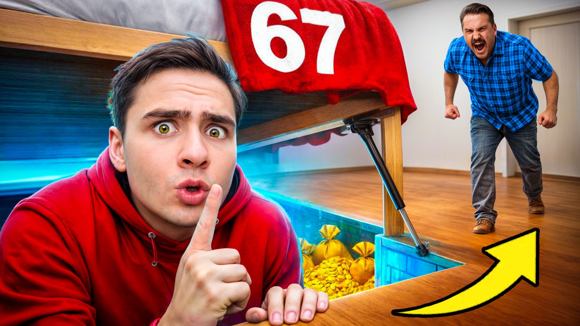 67 Секретных Комнат Самого Злого Соседа в Мире ! смотреть онлайн