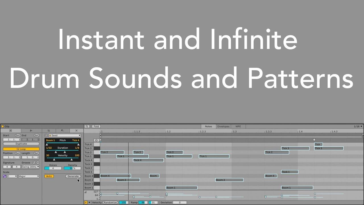 Instant & Infinite Drum Sounds and Patterns смотреть онлайн