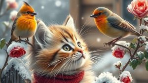 Доброе утро января. Шикарная музыкальная открытка с песней.