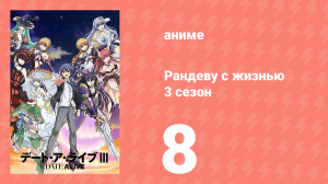 Рандеву с жизнью 3 сезон 8 серия «Король ужаса во мраке ночи» (аниме-сериал, 2013)