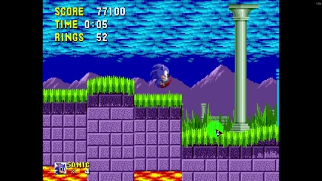 играю за супер соника,гипер соника в соник 1