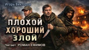 ПЛОХОЙ. ХОРОШИЙ. ЗЛОЙ (аудиокнига). ПОСТАПОКАЛИПСИС. Игорь Викторов. Читает Роман Ефимов.