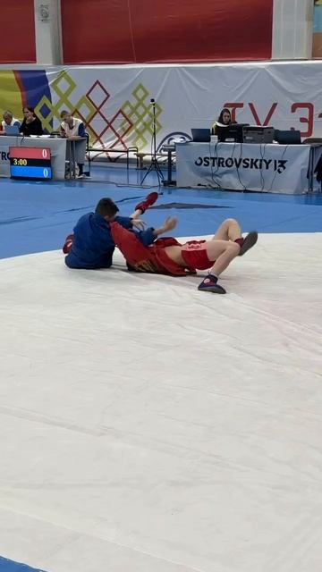 Самбо первенство Забайкальского края юноши 14-16 лет первое место Ильин Семён