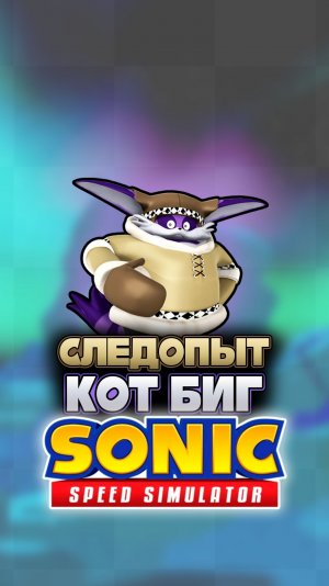 СЛЕДОПЫТ КОТ БИГ | Sonic Speed Simulator #соник #sonicspeedsimulator #sonicunleashed