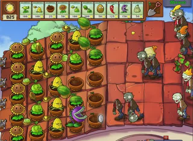 Зомби атакуют крышу. смотреть онлайн