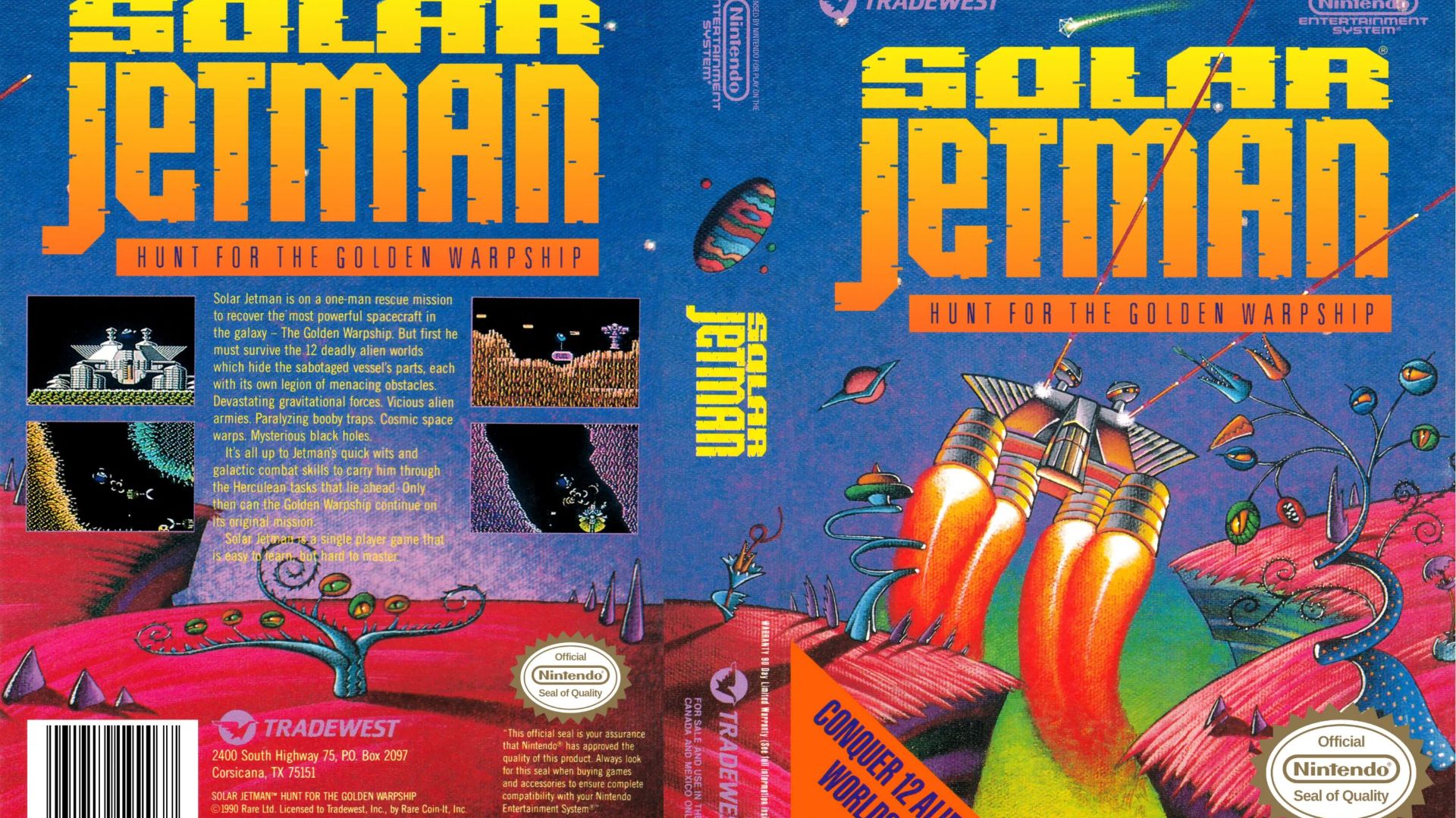 Solar Jetman (NES) смотреть онлайн