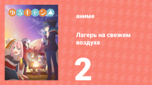 Лагерь на свежем воздухе 1 сезон 2 серия (аниме-сериал, 2018)