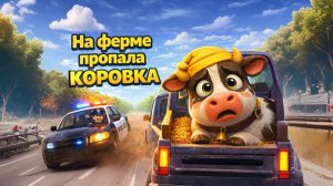 На ферме пропала КОРОВКА -Мультик Песенка для малышей!