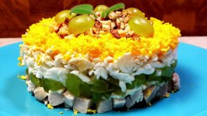 КАПРИЗ очень Вкусный Легкий и Быстрый салат на Праздничный стол!