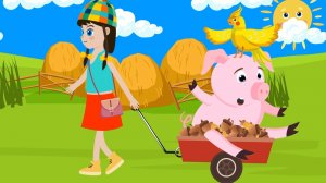 Как говорят животные - Голоса животных 2 серия - Песенка для малышей - Любаша и Зебра в клеточку