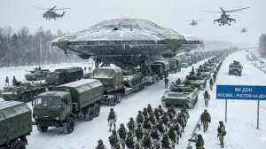 Путин приказал военнвм перевести  самое огромный сбитое нло на магистраль м-4 дом.