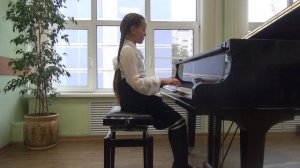 Горячкина Валерия И.С.Бах "Двухголосная инвенция" a-moll, К.Черни op.299 "Этюд" №1