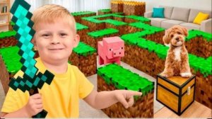 Оливер в ЛАБИРИНТЕ Minecraft Спасение щенка