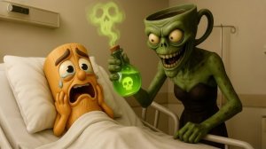 Маленький Тунг Тунг Сахур встречает доброго Эспрессона зомби. Герои Брайнрот