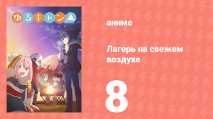 Лагерь на свежем воздухе 1 сезон 8 серия (аниме-сериал, 2018)