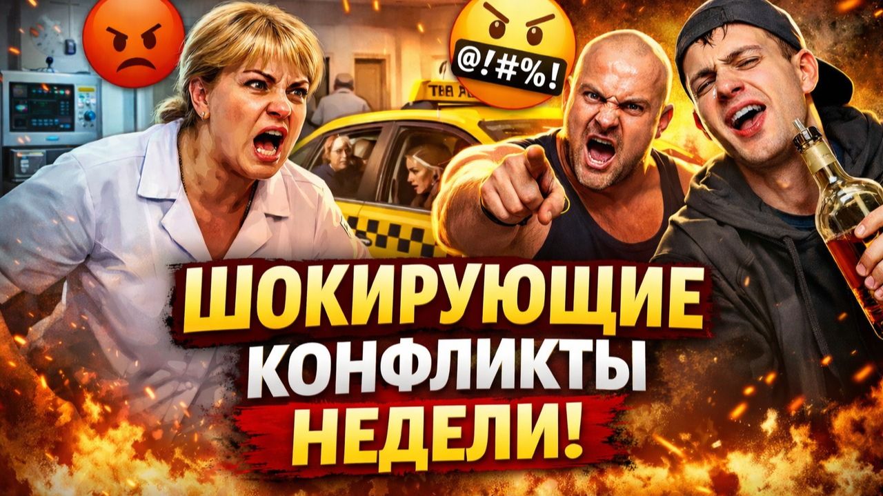 НЕДЕЛЯ НА ГРАНИ: Хамство в Больнице, Быдло в Такси и Другие Позоры! ТОП-5 САМЫХ ОТБОРНЫХ НЕАДЕКВАТОВ смотреть онлайн