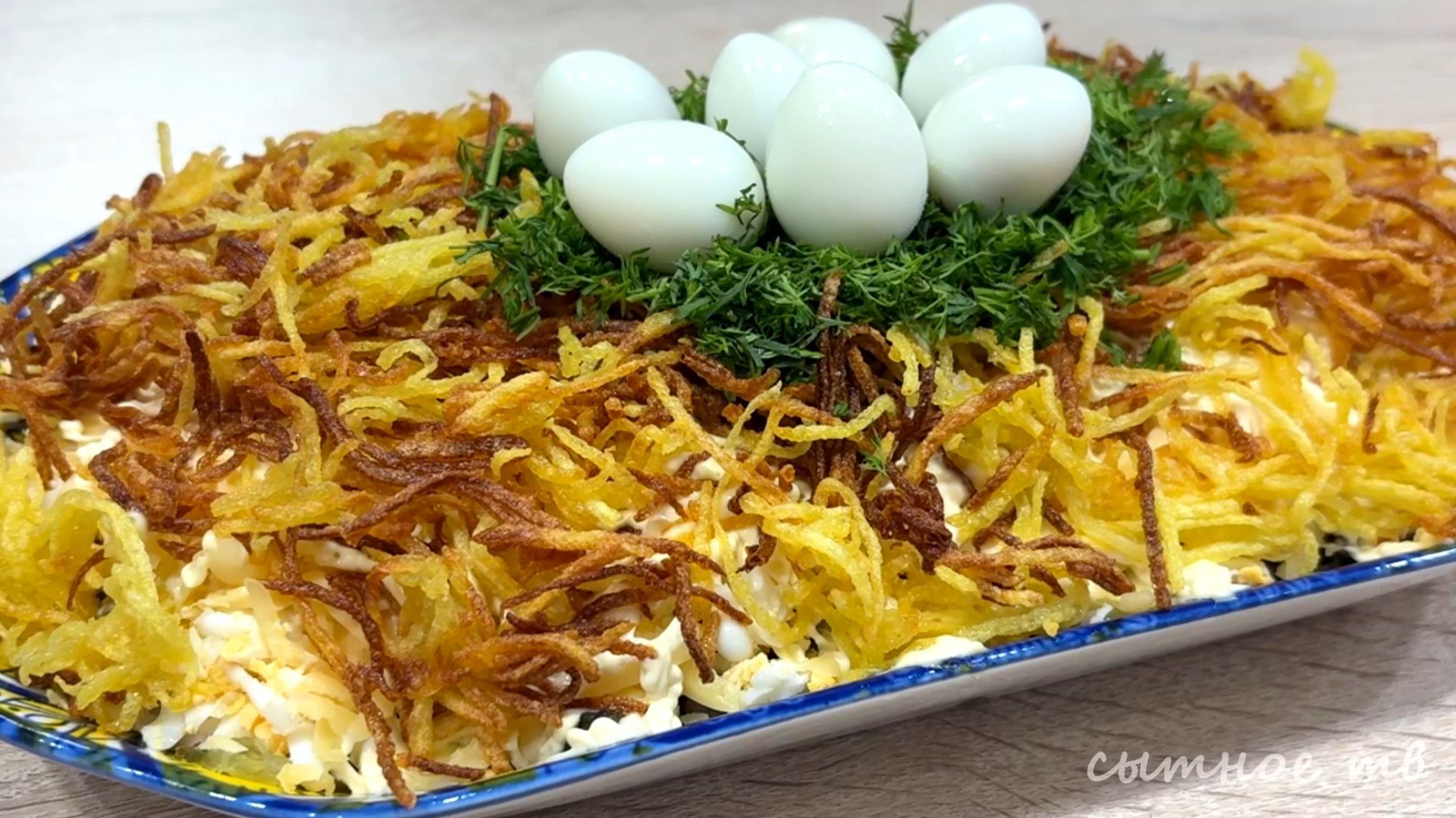 Вкусный салат на праздничный стол смотреть онлайн